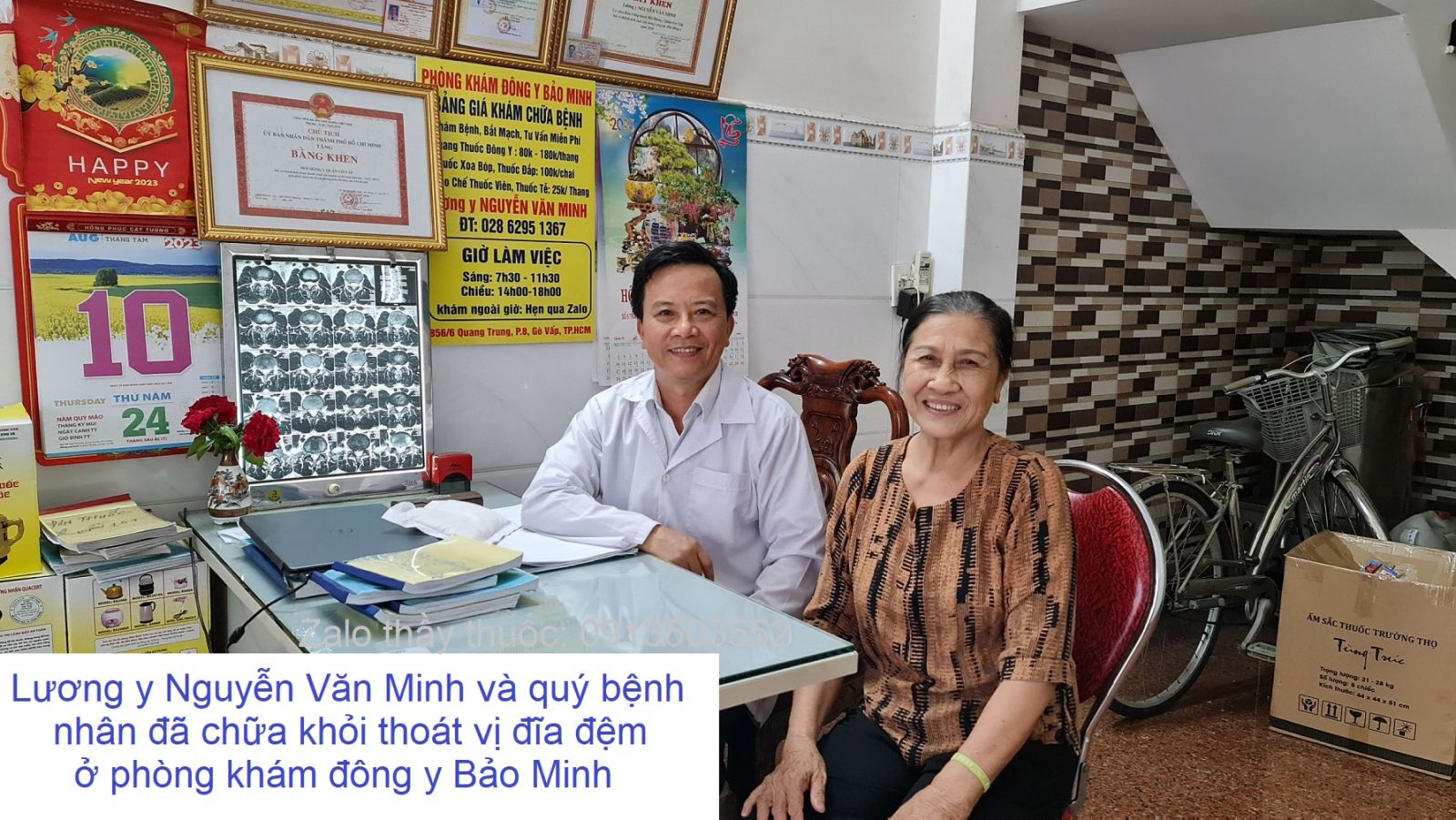 Thầy thuốc Nguyễn Văn Minh chữa thoát vị đĩa đệm